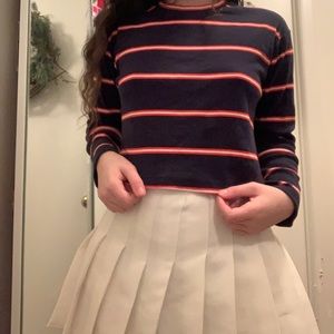 long sleeve stripe top